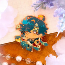 Load image into Gallery viewer, IN STOCK Kinich Enamel Pin ✦ Genshin Impact

