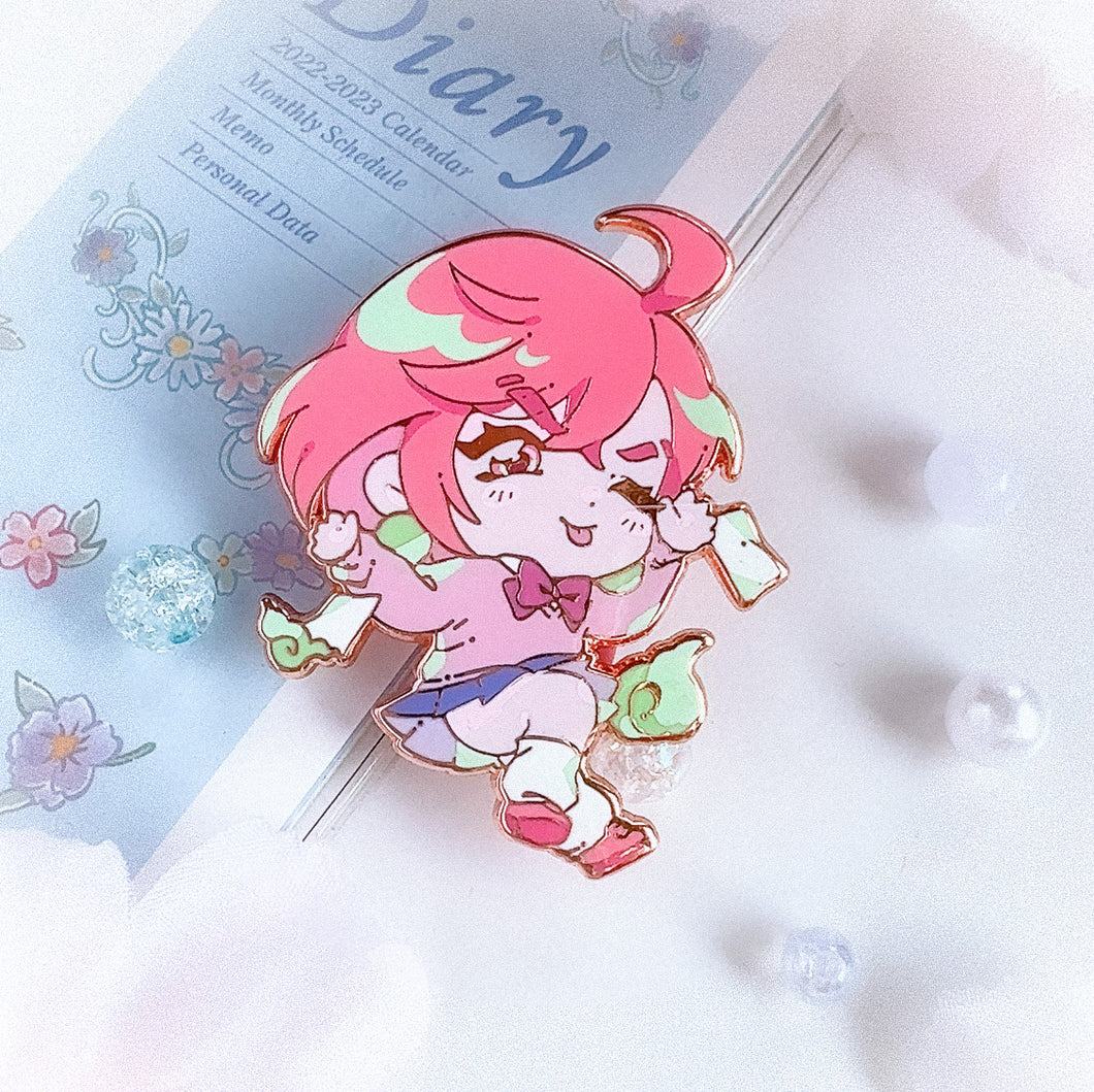 Momo Enamel Pin ✦ Dandadan! | In Stock