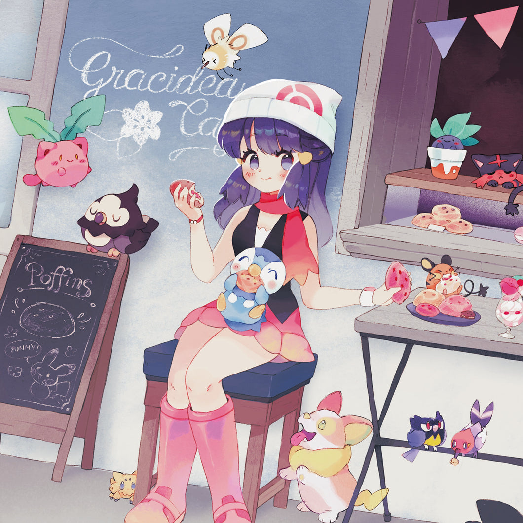 Dawn Pokemon Print A4
