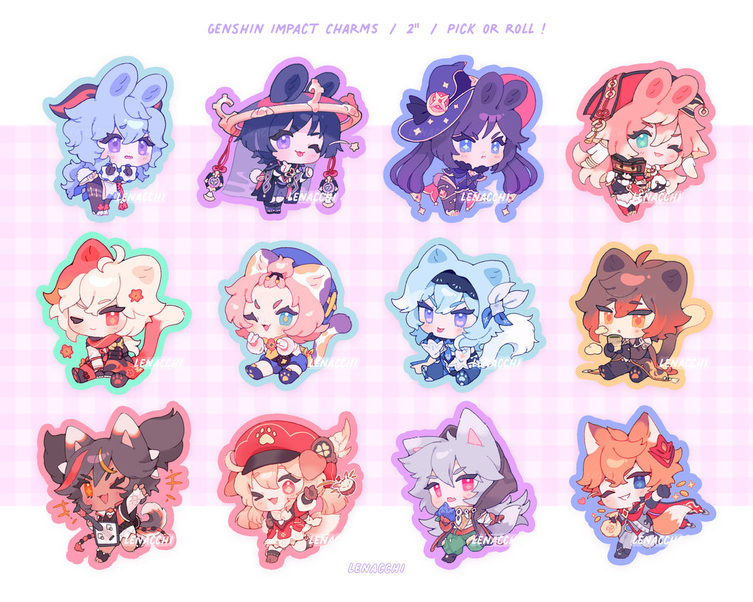 Genshin Impact CHARMS Vol. 2 PREORDER | Pick or roll!